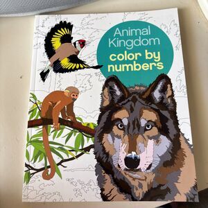 Animal Kingdom Color By Number Adult Coloring Book